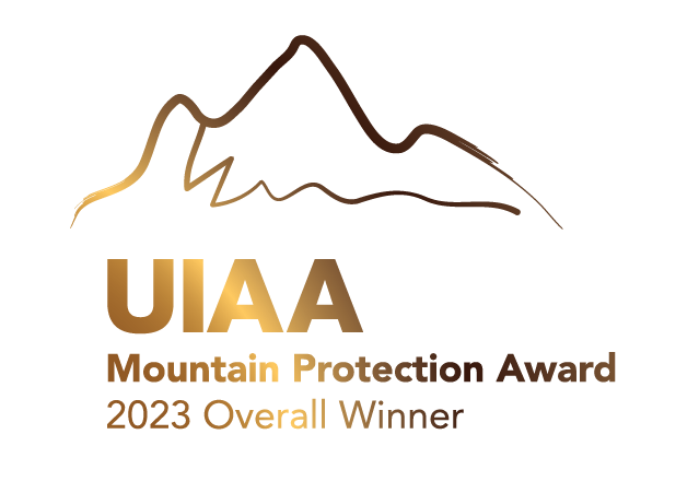 Mountain protection award badge