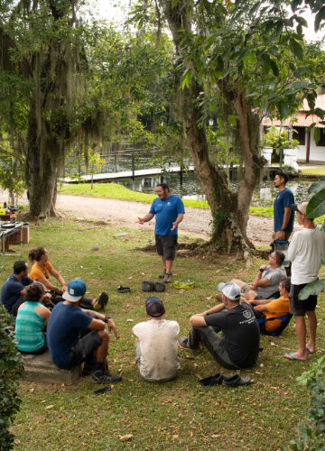 Outdoor training group