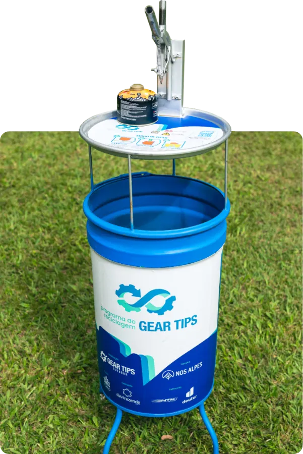 Outdoor recycling program